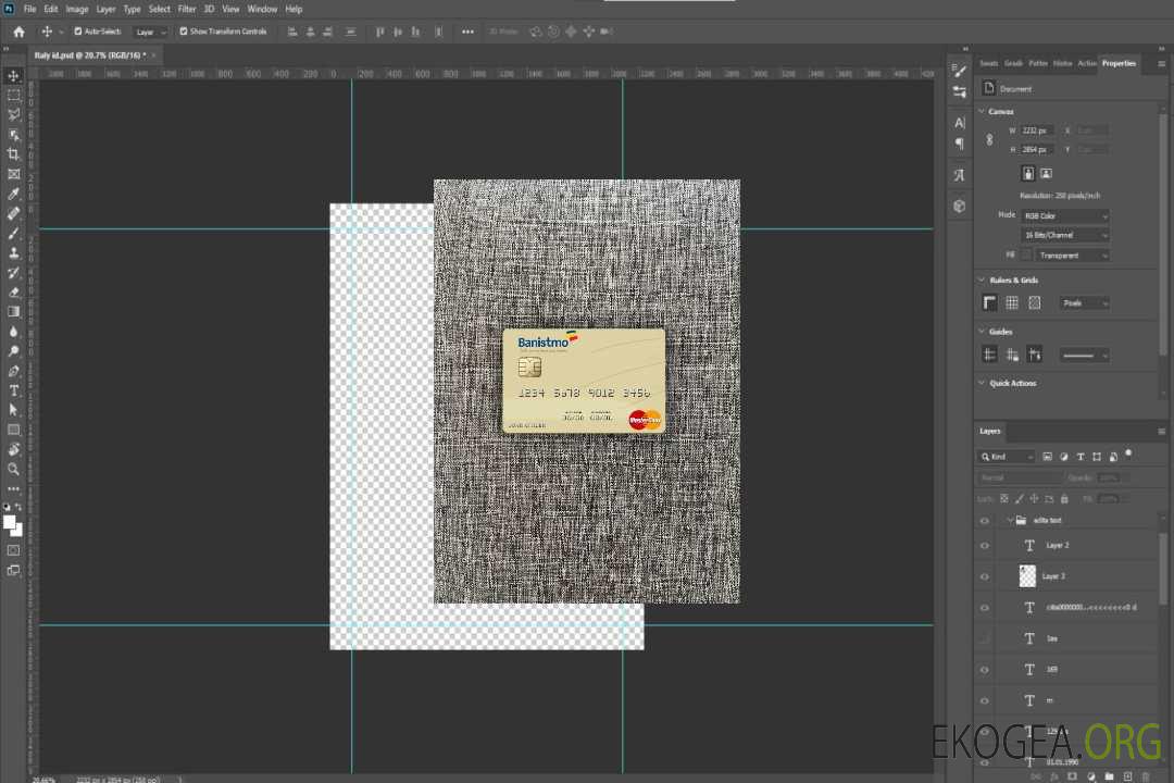Panama Banco Banistmo mastercard photolook recto template